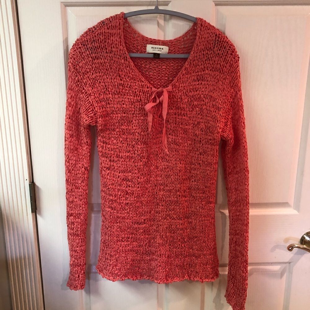 Sonoma loose weave sweater